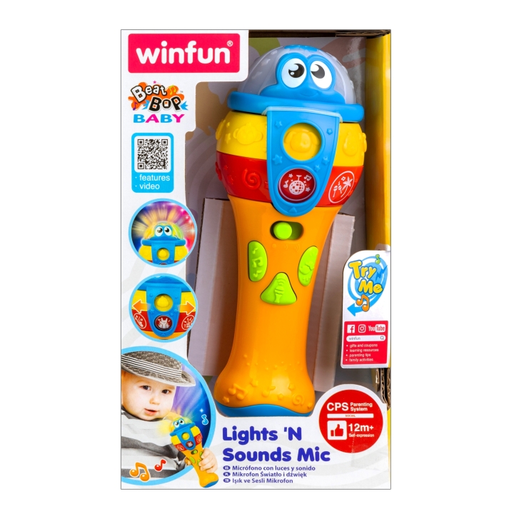 Micro bebe lights' n Sounds mic winfun+12mois – Orca