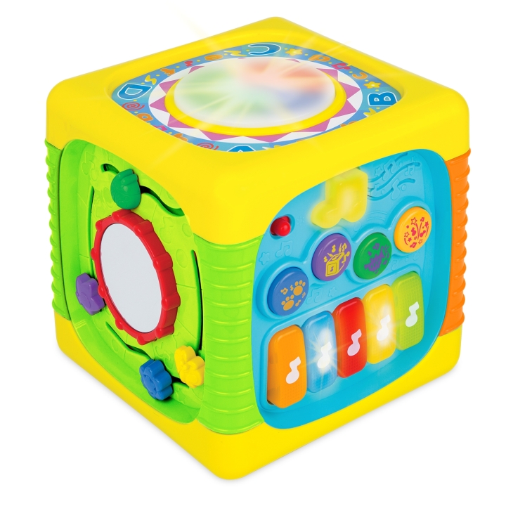 Toysery Musical Activity Cube – Educational Toy For Toddlers 2+ – Lights, Sounds, Motor Skills
