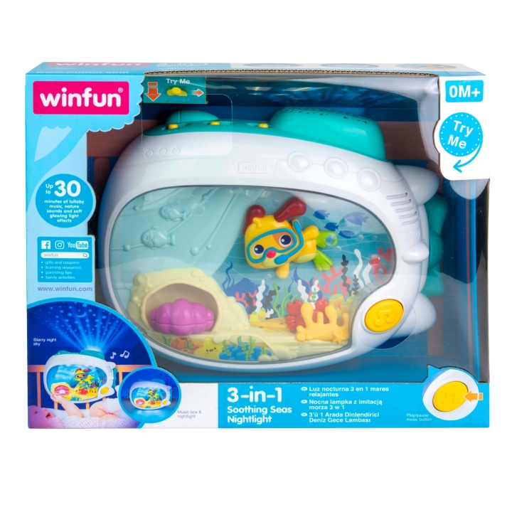 Baby Einstein Sea Dreams Crib Soother Lights Music SEE VIDEO Works No Remote
