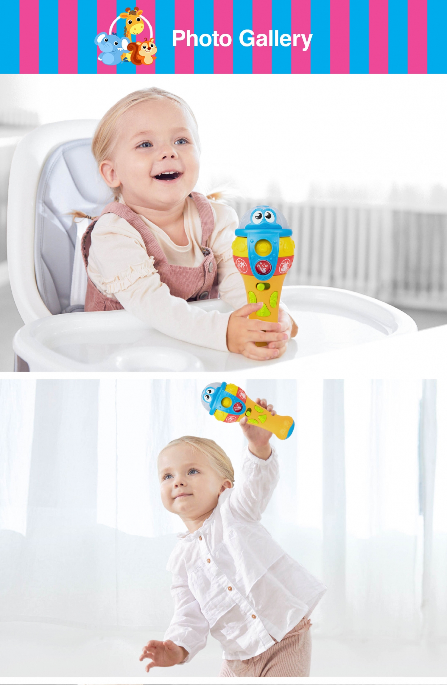 Micro bebe lights' n Sounds mic winfun+12mois – Orca